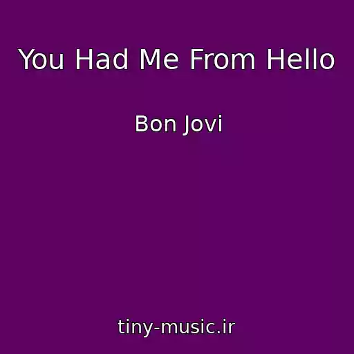 کاور آهنگ You Had Me From Hello از Bon Jovi