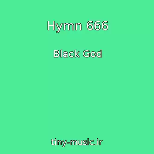 کاور آهنگ Hymn 666 از Black God