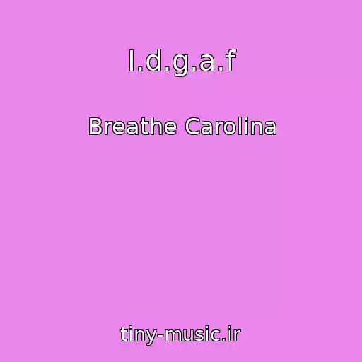 کاور آهنگ I.d.g.a.f از Breathe Carolina