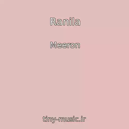 کاور آهنگ Ranila از Meeron