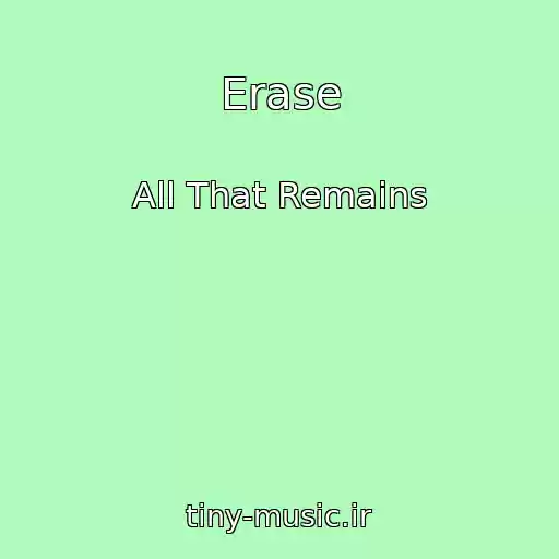 کاور آهنگ Erase از All That Remains