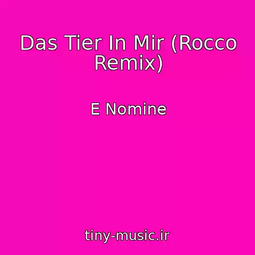 کاور آهنگ Das Tier In Mir (Rocco Remix) از E Nomine