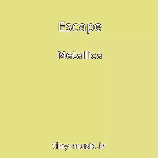 کاور آهنگ Escape از Metallica