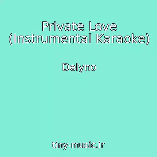 کاور آهنگ Private Love (Instrumental Karaoke) از Delyno