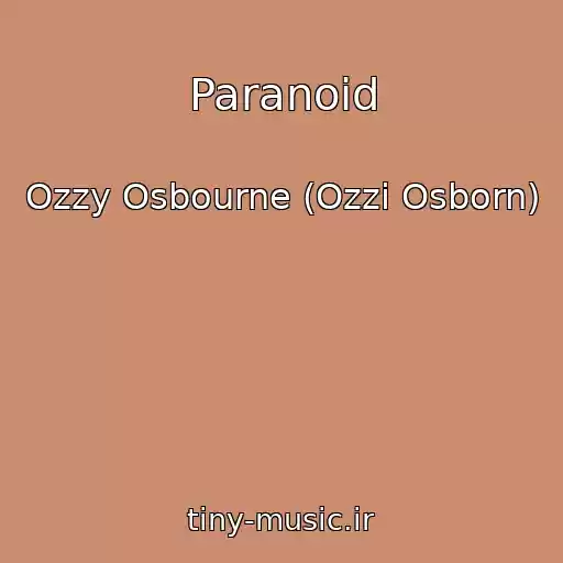 کاور آهنگ Paranoid از Ozzy Osbourne (Ozzi Osborn)