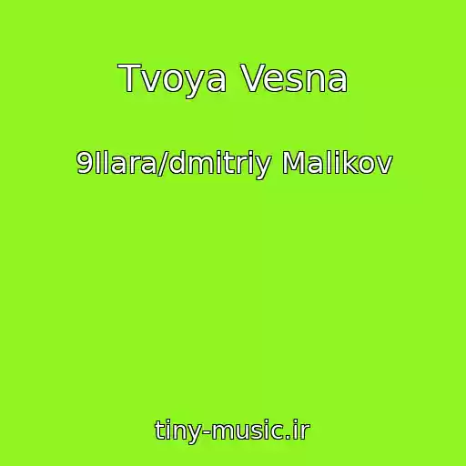 کاور آهنگ Tvoya Vesna از 9Ilara/dmitriy Malikov