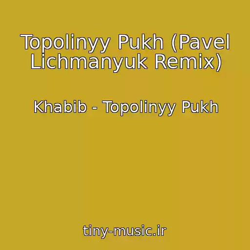 کاور آهنگ Topolinyy Pukh (Pavel Lichmanyuk Remix) از Khabib - Topolinyy Pukh