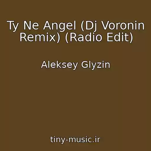 کاور آهنگ Ty Ne Angel (Dj Voronin Remix) (Radio Edit) از Aleksey Glyzin