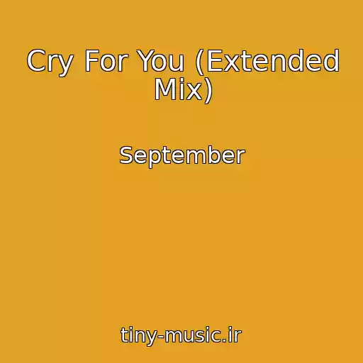 کاور آهنگ Cry For You (Extended Mix) از September