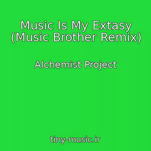 کاور آهنگ Music Is My Extasy (Music Brother Remix) از Alchemist Project