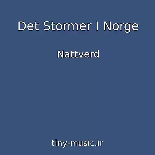 کاور آهنگ Det Stormer I Norge از Nattverd