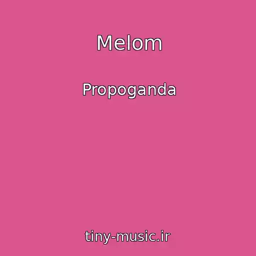 کاور آهنگ Melom از Propoganda