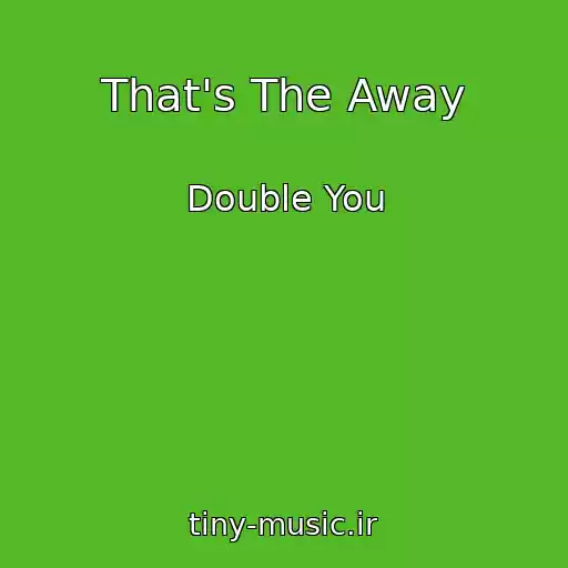 کاور آهنگ That's The Away از Double You