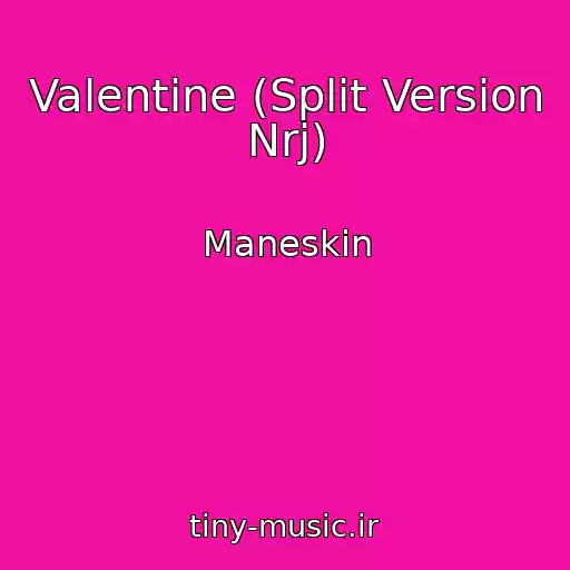 کاور آهنگ Valentine (Split Version Nrj) از Maneskin