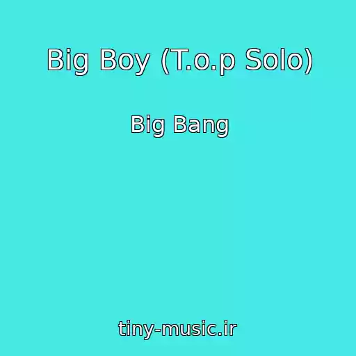 کاور آهنگ Big Boy (T.o.p Solo) از Big Bang