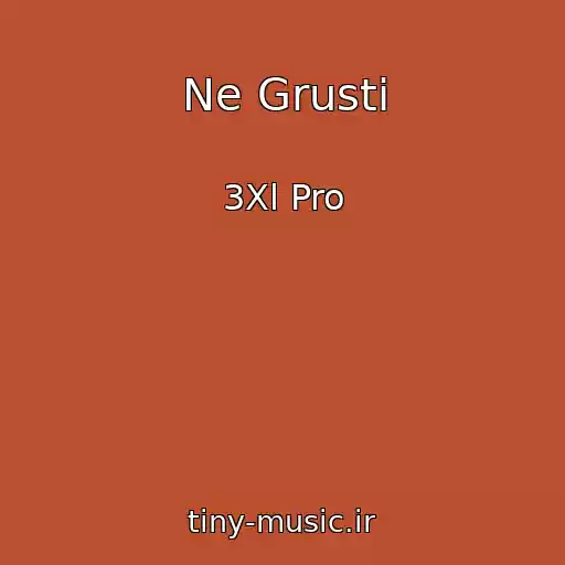 کاور آهنگ Ne Grusti از 3Xl Pro