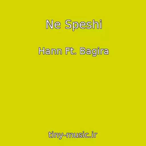 کاور آهنگ Ne Speshi از Hann Ft. Bagira