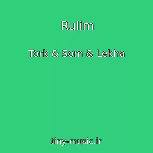 کاور آهنگ Rulim از Tork & Som & Lekha