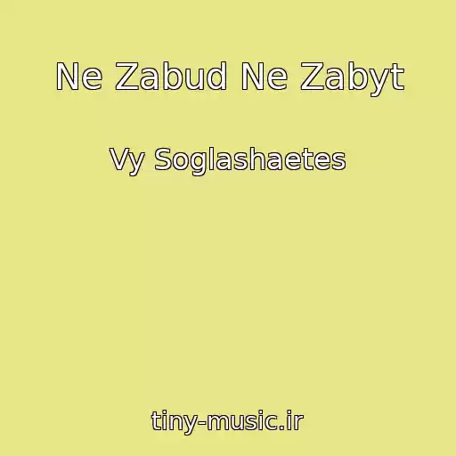 کاور آهنگ Ne Zabud Ne Zabyt از Vy Soglashaetes