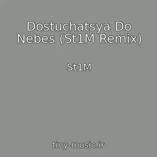 کاور آهنگ Dostuchatsya Do Nebes (St1M Remix) از St1M