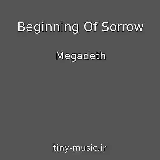 کاور آهنگ Beginning Of Sorrow از Megadeth