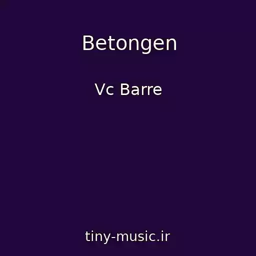 کاور آهنگ Betongen از Vc Barre