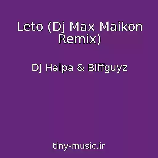 کاور آهنگ Leto (Dj Max Maikon Remix) از Dj Haipa & Biffguyz