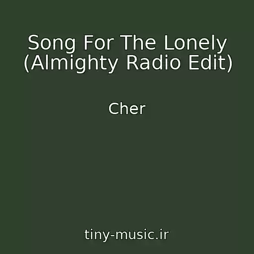 کاور آهنگ Song For The Lonely (Almighty Radio Edit) از Cher