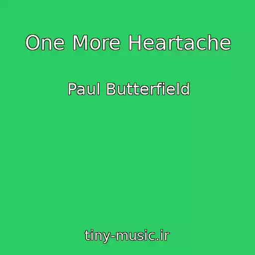 کاور آهنگ One More Heartache از Paul Butterfield