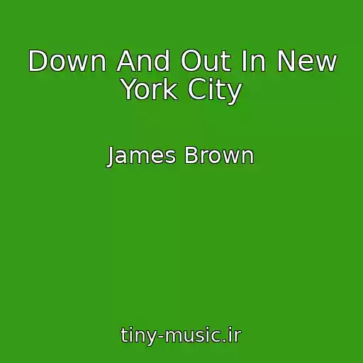 کاور آهنگ Down And Out In New York City از James Brown