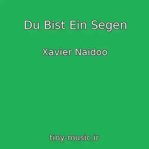 کاور آهنگ Du Bist Ein Segen از Xavier Naidoo