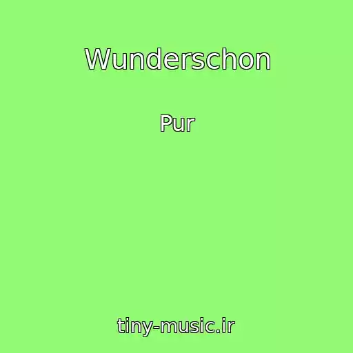 کاور آهنگ Wunderschon از Pur