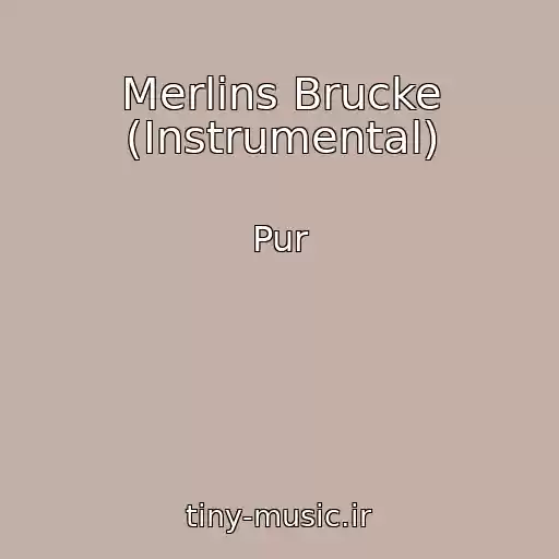 کاور آهنگ Merlins Brucke (Instrumental) از Pur