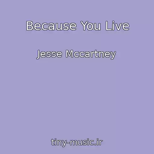 کاور آهنگ Because You Live از Jesse Mccartney