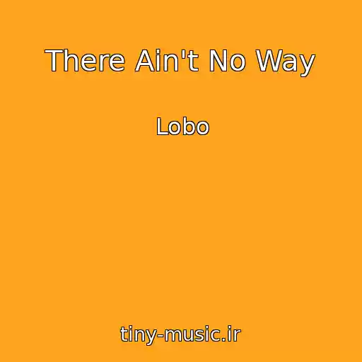 کاور آهنگ There Ain't No Way از Lobo