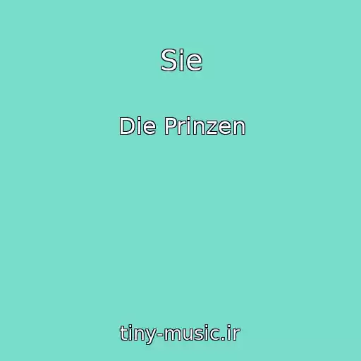 کاور آهنگ Sie از Die Prinzen