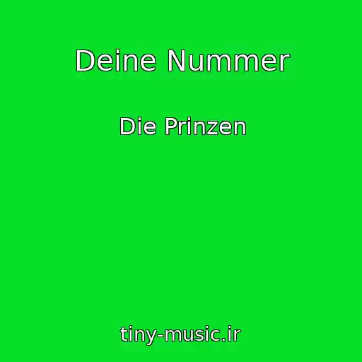 کاور آهنگ Deine Nummer از Die Prinzen