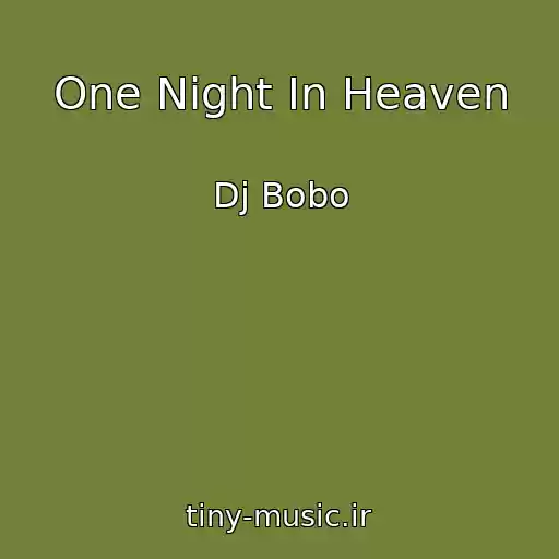 کاور آهنگ One Night In Heaven از Dj Bobo