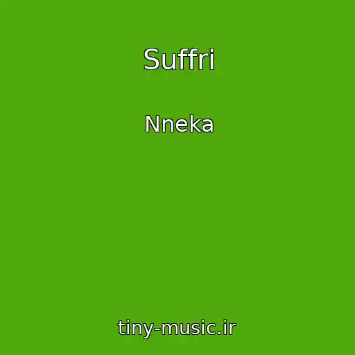 کاور آهنگ Suffri از Nneka