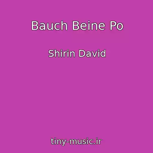 کاور آهنگ Bauch Beine Po از Shirin David