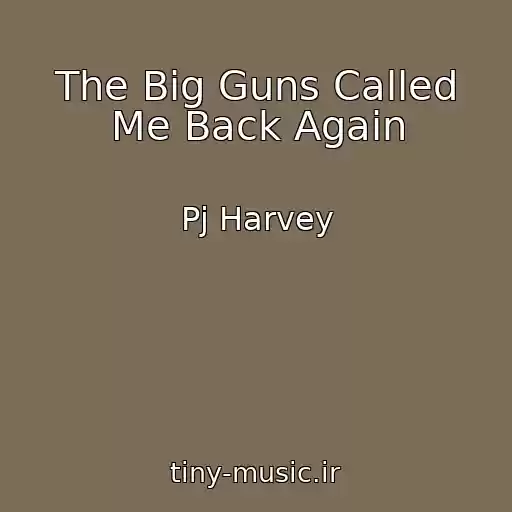 کاور آهنگ The Big Guns Called Me Back Again از Pj Harvey