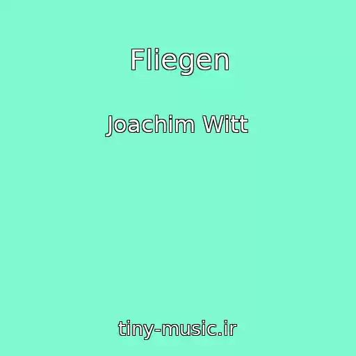 کاور آهنگ Fliegen از Joachim Witt