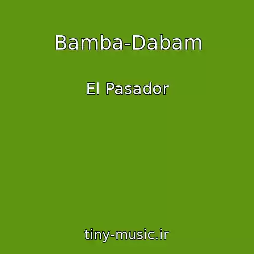 کاور آهنگ Bamba-Dabam از El Pasador