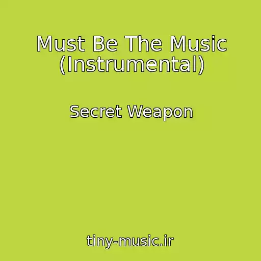 کاور آهنگ Must Be The Music (Instrumental) از Secret Weapon