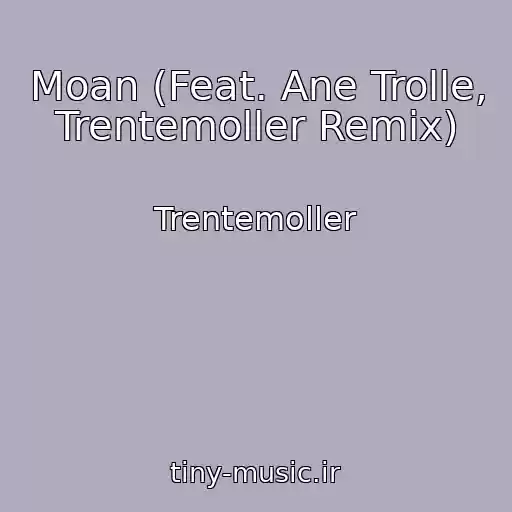 کاور آهنگ Moan (Feat. Ane Trolle, Trentemoller Remix) از Trentemoller