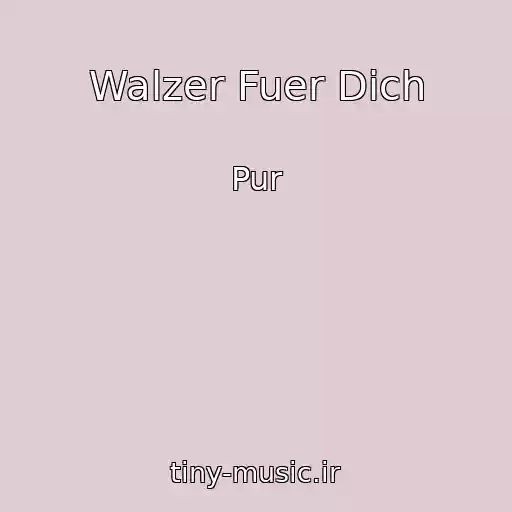 کاور آهنگ Walzer Fuer Dich از Pur