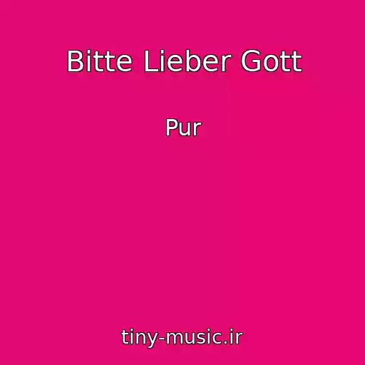 کاور آهنگ Bitte Lieber Gott از Pur