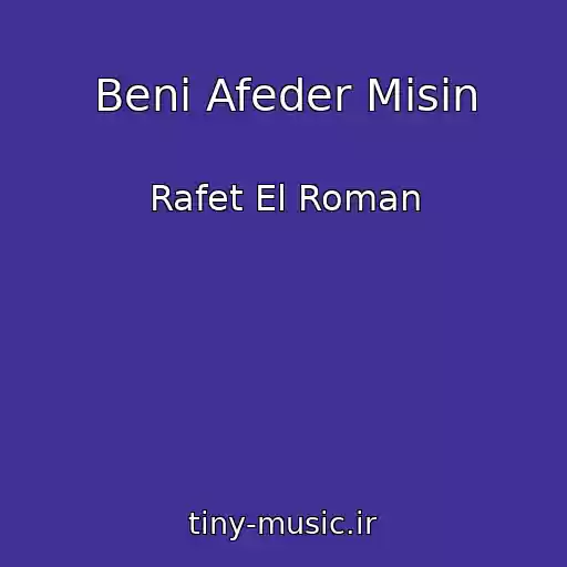 کاور آهنگ Beni Afeder Misin از Rafet El Roman