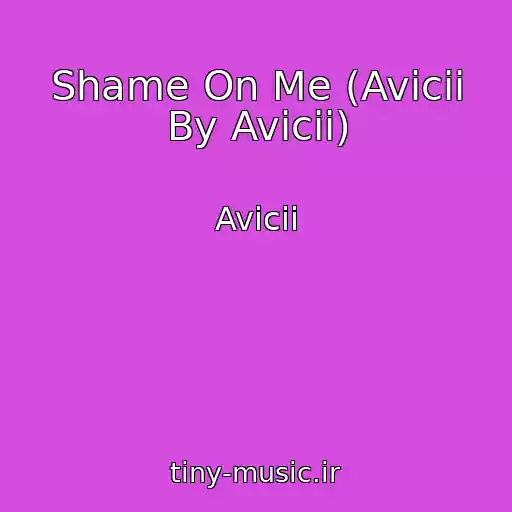 کاور آهنگ Shame On Me (Avicii By Avicii) از Avicii