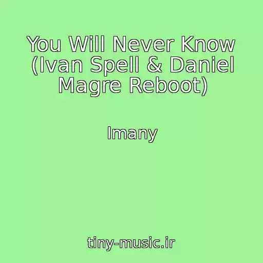کاور آهنگ You Will Never Know (Ivan Spell & Daniel Magre Reboot) از Imany